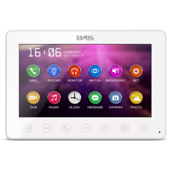 Monitor wideodomofonu ZAMEL 7'' VP-808W