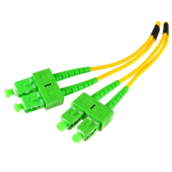 PATCHCORD ŚWIATŁOWODOWY SM 2M DUPLEX 9/125, SC/APC-SC/APC  3MM