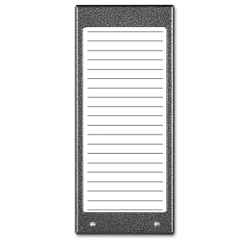 ACO CDN-17N ST (W) Podświetlany panel listy lokatorów (ok. 17 wpisów)