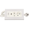 Przedłużacz biurkowy z wyłącznikiem ORNO OR-AE-1328 2x250V AC i USB