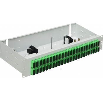 PRZEŁĄCZNICA ŚWIATŁOWODOWA 2U 19 Cali 48x DUPLEX STAŁA