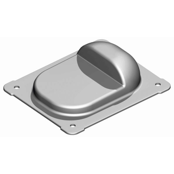 Przykręcany stoper do bramy 157x130/H44