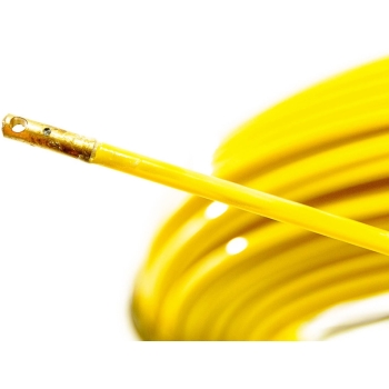 WŁÓKNO SZKLANE DO PRZECIĄGANIA KABLI 8mm / 150m (PILOT / STALKA) PE + STOJAK